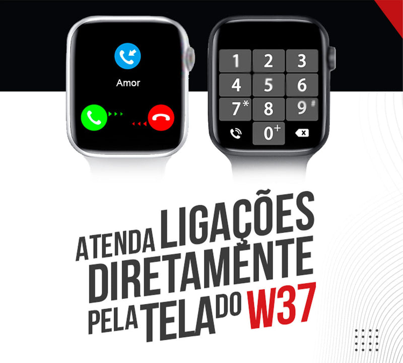 (COMPRE 1 LEVE 2) Smartwatch IWO W37 - Frete Grátis