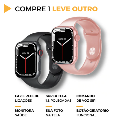 (COMPRE 1 LEVE 2) Smartwatch IWO W37 - Frete Grátis