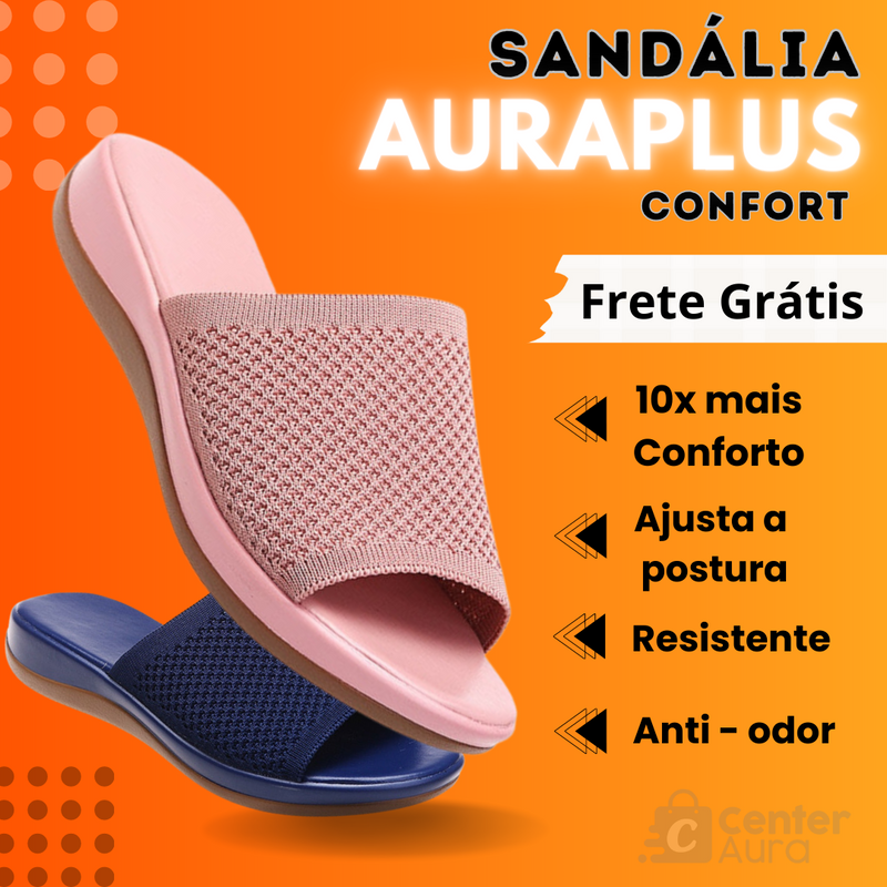 Sandália Ortopédica Confort Aura Plus - Frete Grátis