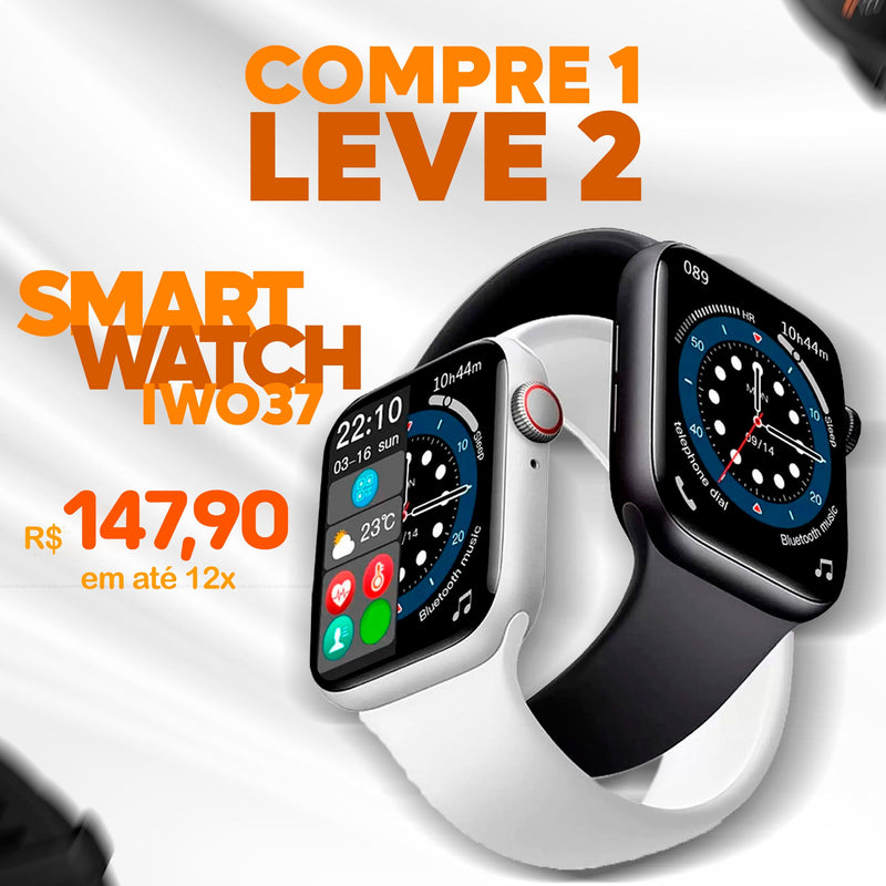 (COMPRE 1 LEVE 2) Smartwatch IWO W37 - Frete Grátis