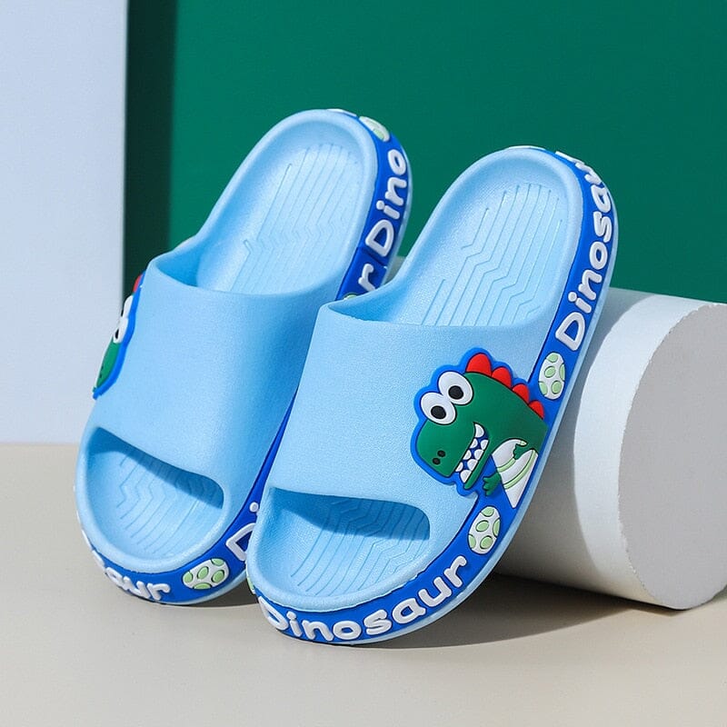 Chinelo Slide Infantil Antiderrapante - Dino Crocks